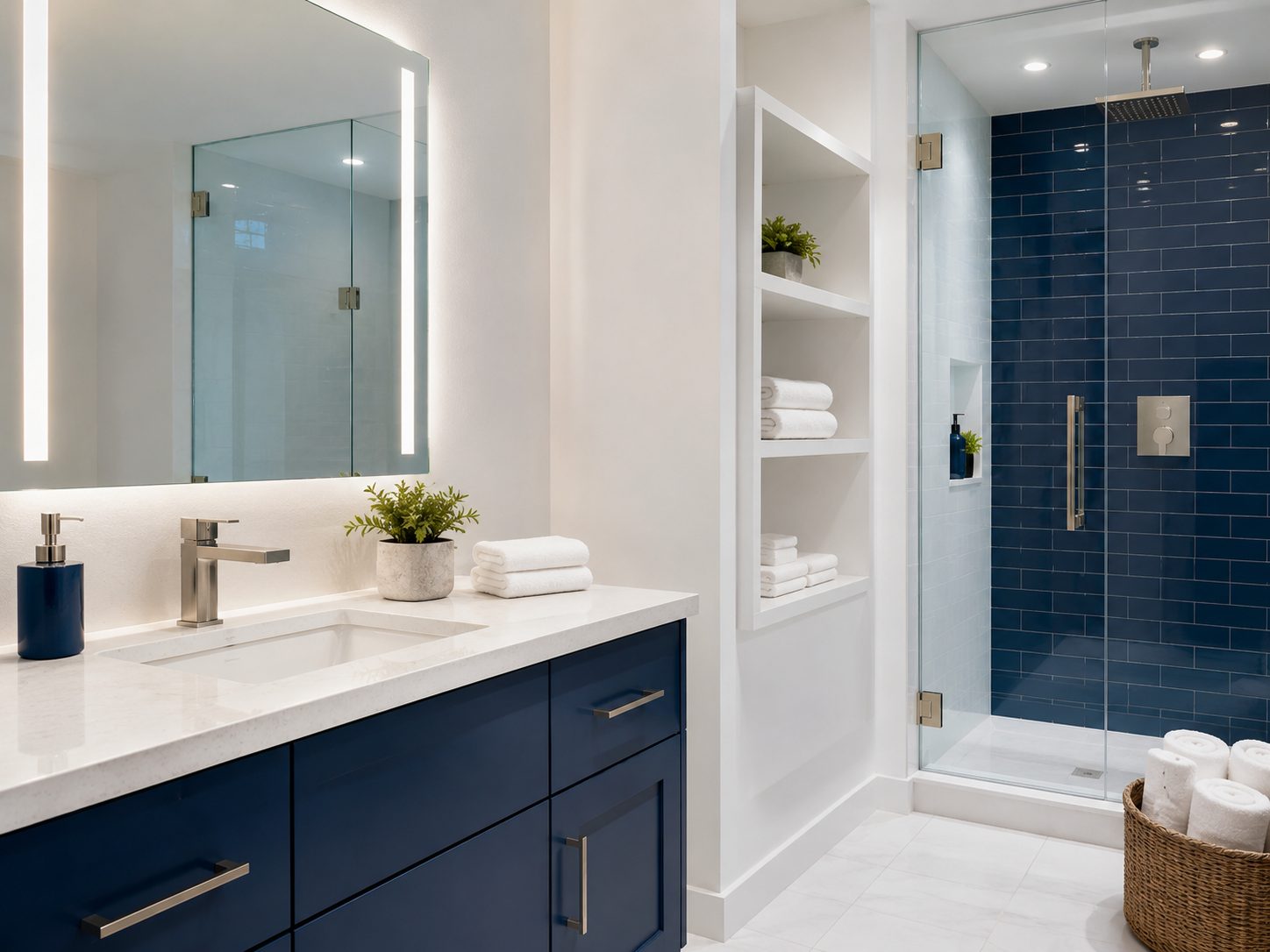 Spotless bathroom after Klinner