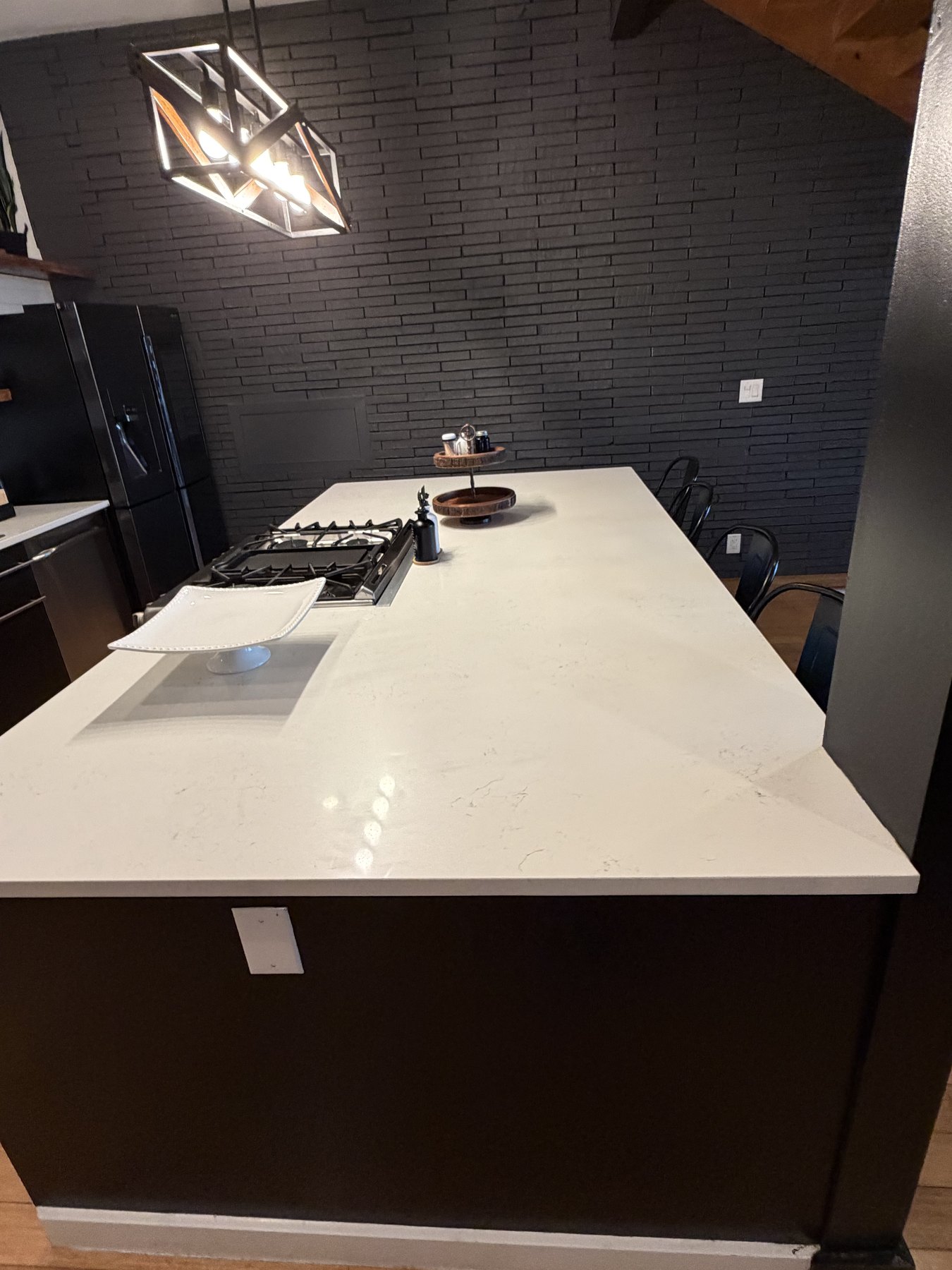 Airbnb kitchen cleaned after guest turnover