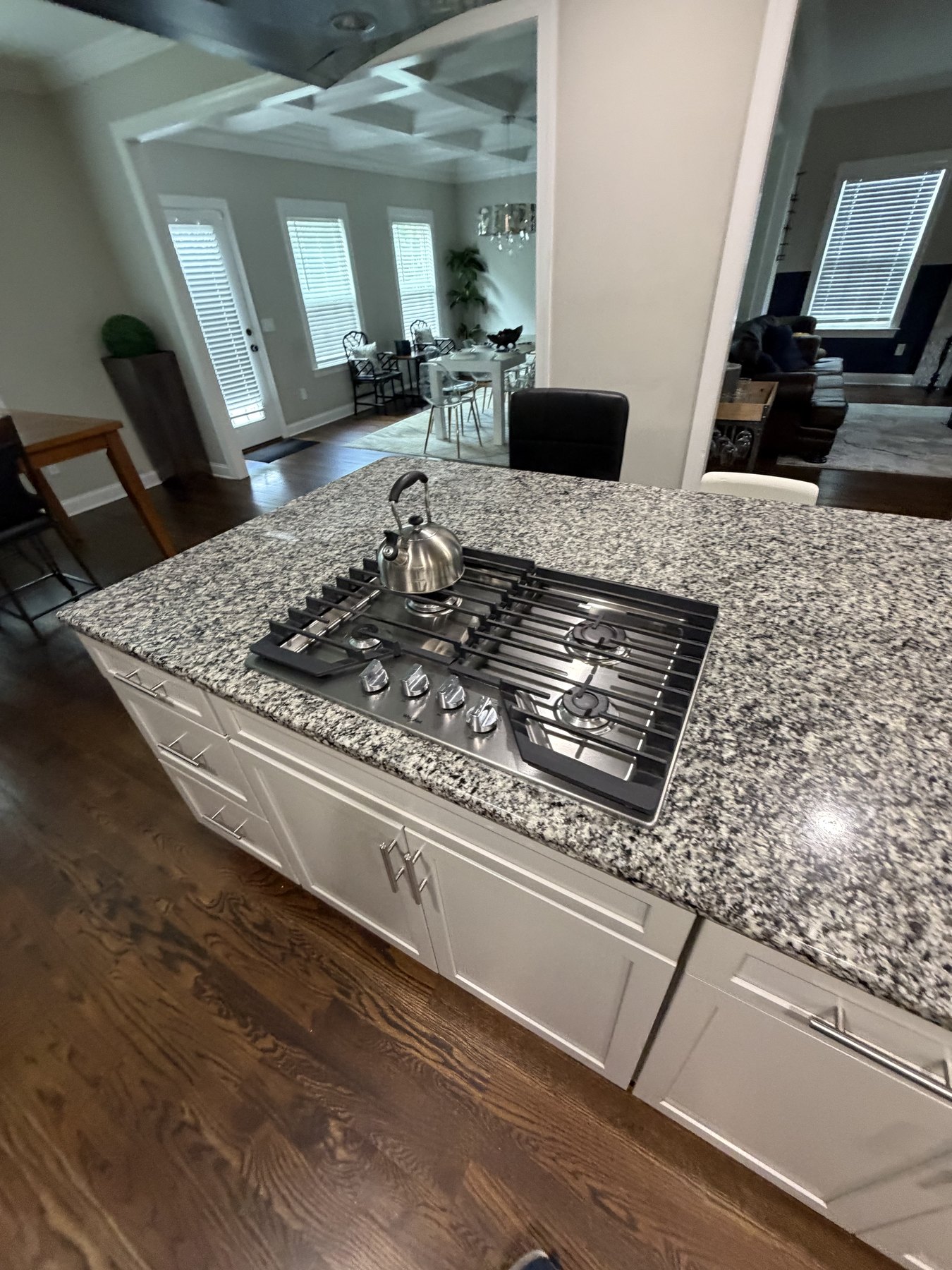 Clean kitchen detail before move-in