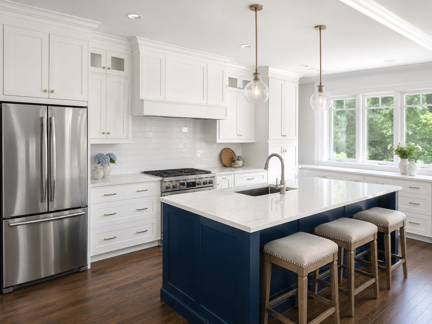Kitchen cleaned and ready for move-out handoff