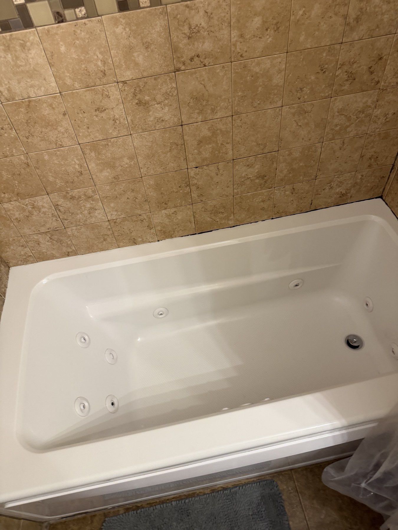 Bathtub maintained during recurring cleaning service